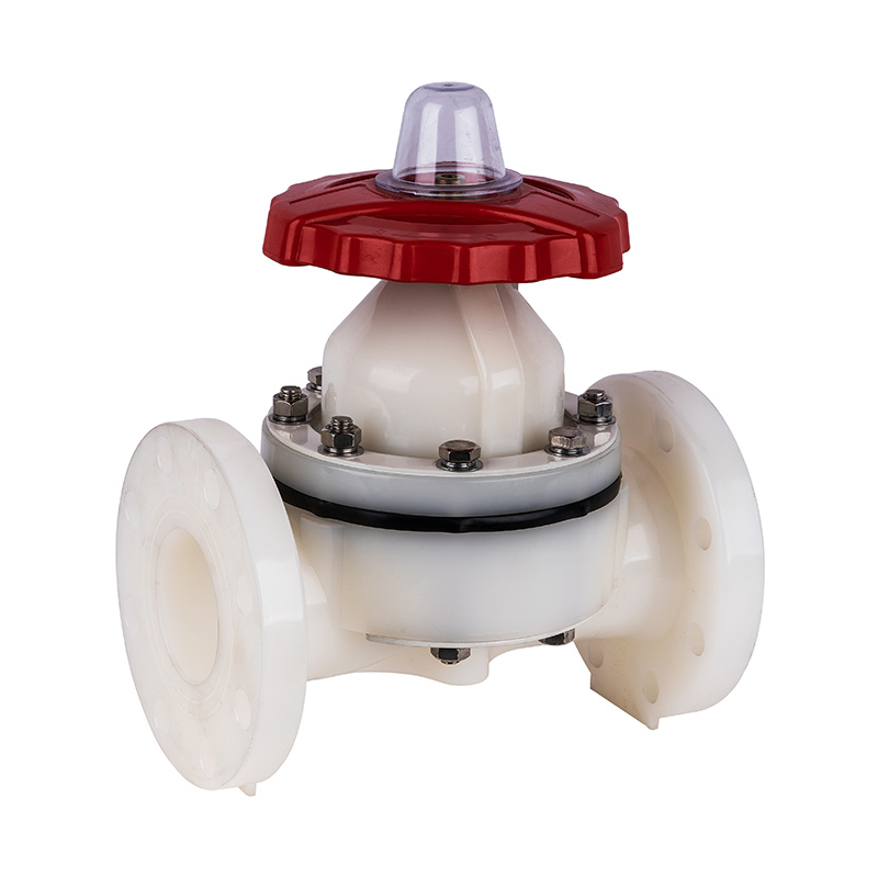 PVDF G41F-10F Supapă cu diafragmă tip flanșă DN15-300 GB Standard