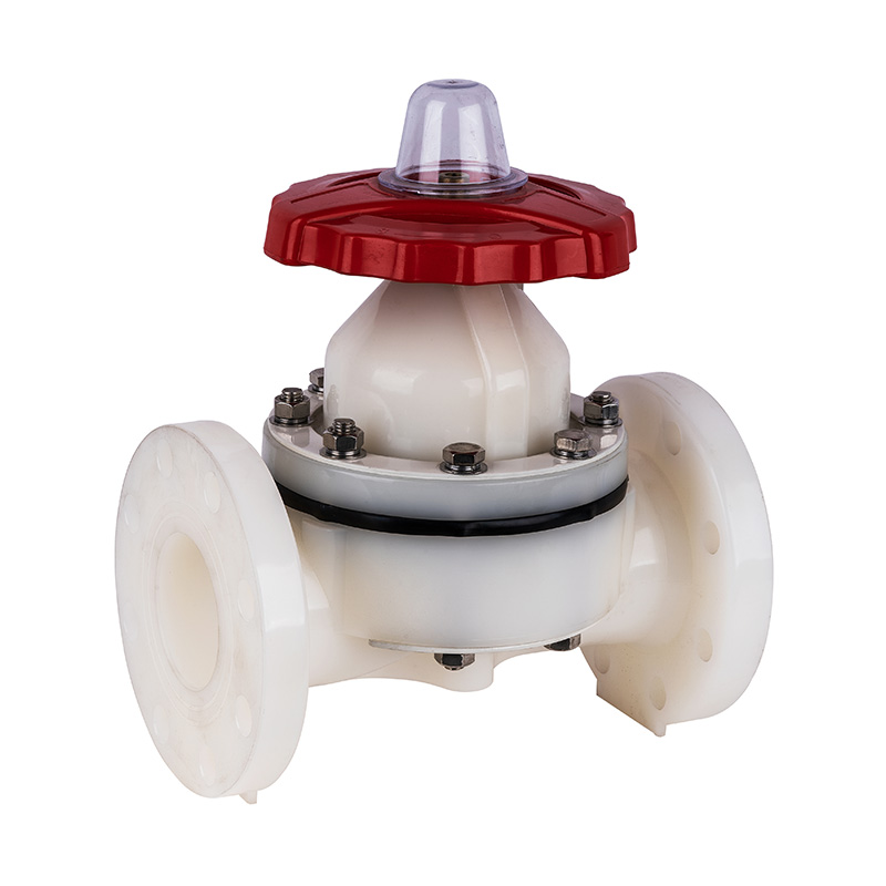 Supapă cu membrană cu flanșă PVDF G41F-10F DN20-150 20A-150A JIS Standard