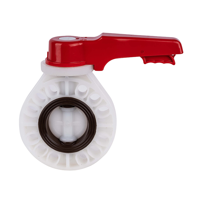 Supapă fluture cu mâner PVDF D71X-10F DN40-200 1-1/2'-8' Standard ANSI