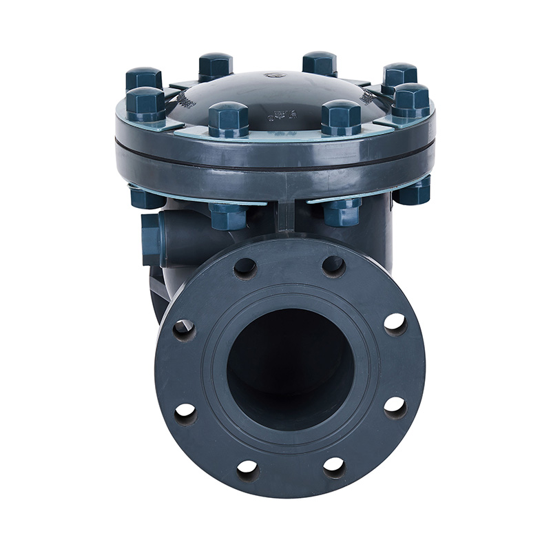 PVC-U H44F-10U Supapă de reținere tip balansoar DN15-300 1/2'-12' Standard ANSI