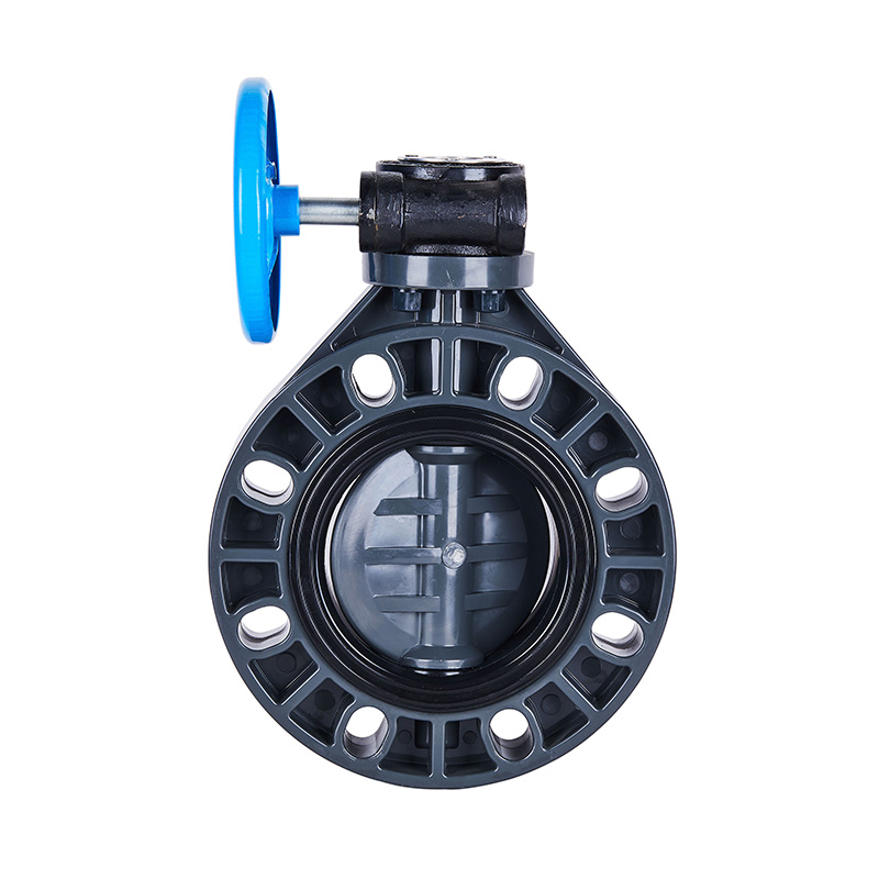 Supapă fluture PVC-U D371X-10U DN40-1000 40A-1000A JIS Standard