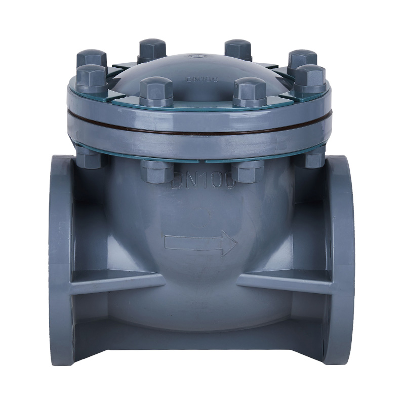PVC-C H44F-10V Supapă de reținere tip pivotant DN15-300 1/2'-12' Standard ANSI