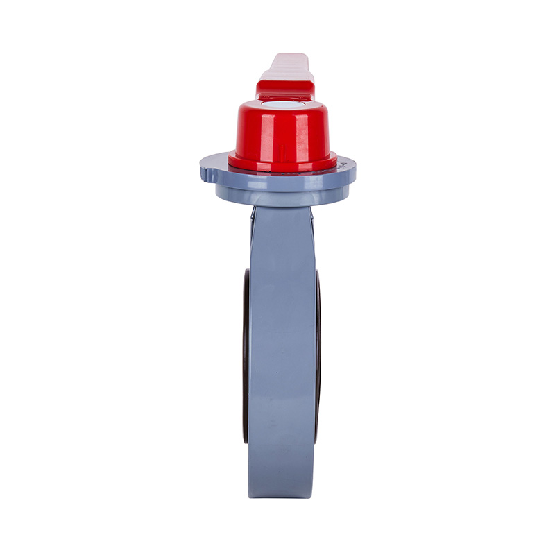 Supapă fluture cu mâner PVC-C D71X-10V DN15-200 15A-200A Standard JIS