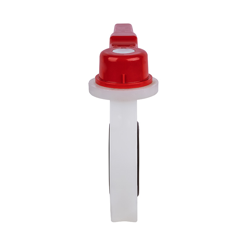 PVDF D71X-10F Supapă fluture tip roată de mână DN15-200 15A-200A JIS Standard