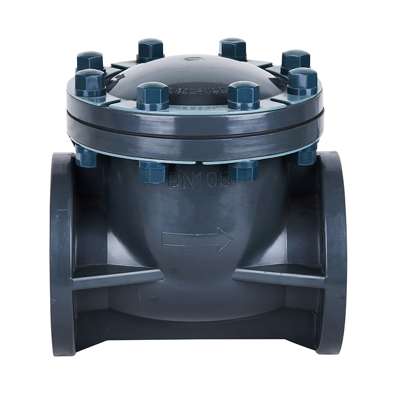 PVC-U H44F-10U Supapă de reținere tip balansoar DN15-300 GB Standard