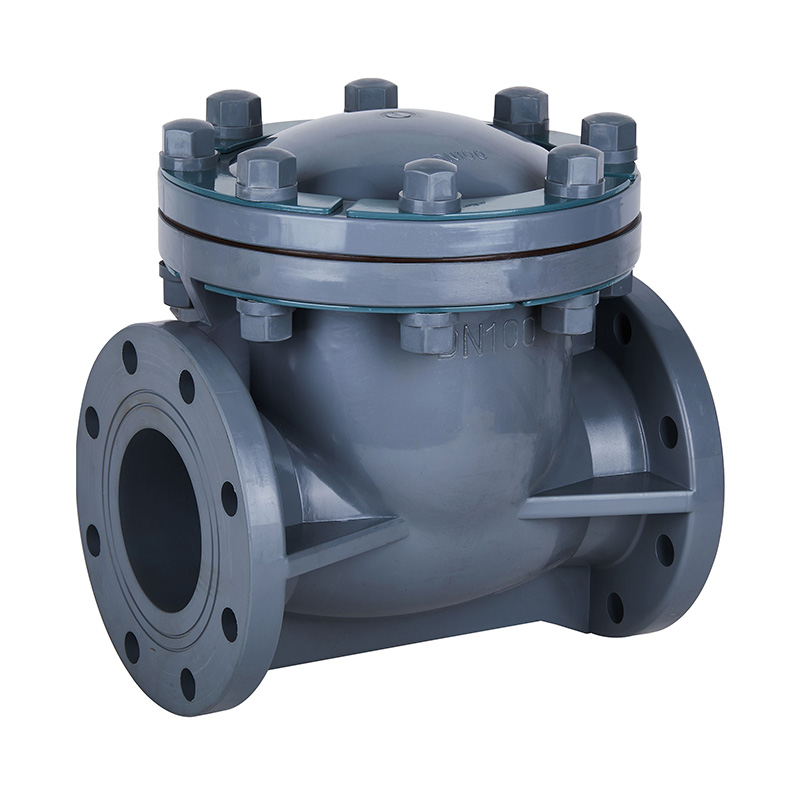 PVC-C H44F-10V Supapă de reținere tip balansoar DN15-300 GB Standard