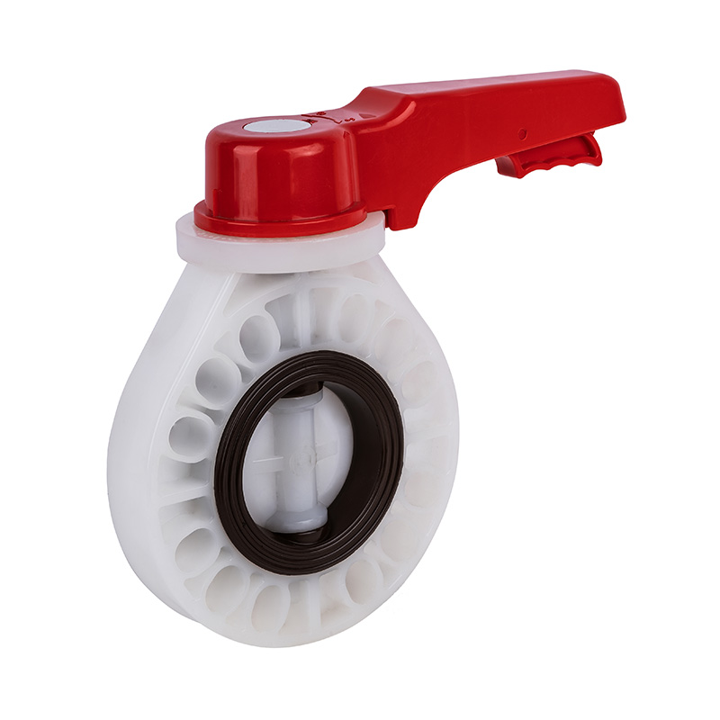 Supapă fluture cu mâner PVDF D71X-10F DN15-200 GB Standard